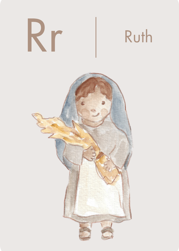 Alphabet Flash Cards with Bible Figures, Printable, ABC Flashcards, Alphabet Cards, Preschool Toddler Flashcards, Digital Download